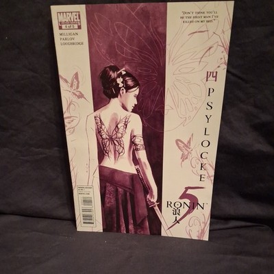 5 Ronin #4 Psylocke 1st App Butterfly Aiko David Aja Variant Cover   Top Grade 