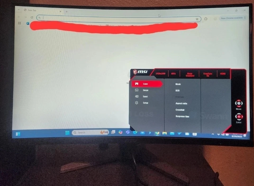 MSI Optix MAG27C Curved Gaming Monitor – 27” 144Hz Full HD - Image 4 of 4