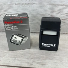 View Master Pana-Vue 2 Lighted 2x2 Slide Viewer 35MM 126 Cartridge Super Slides