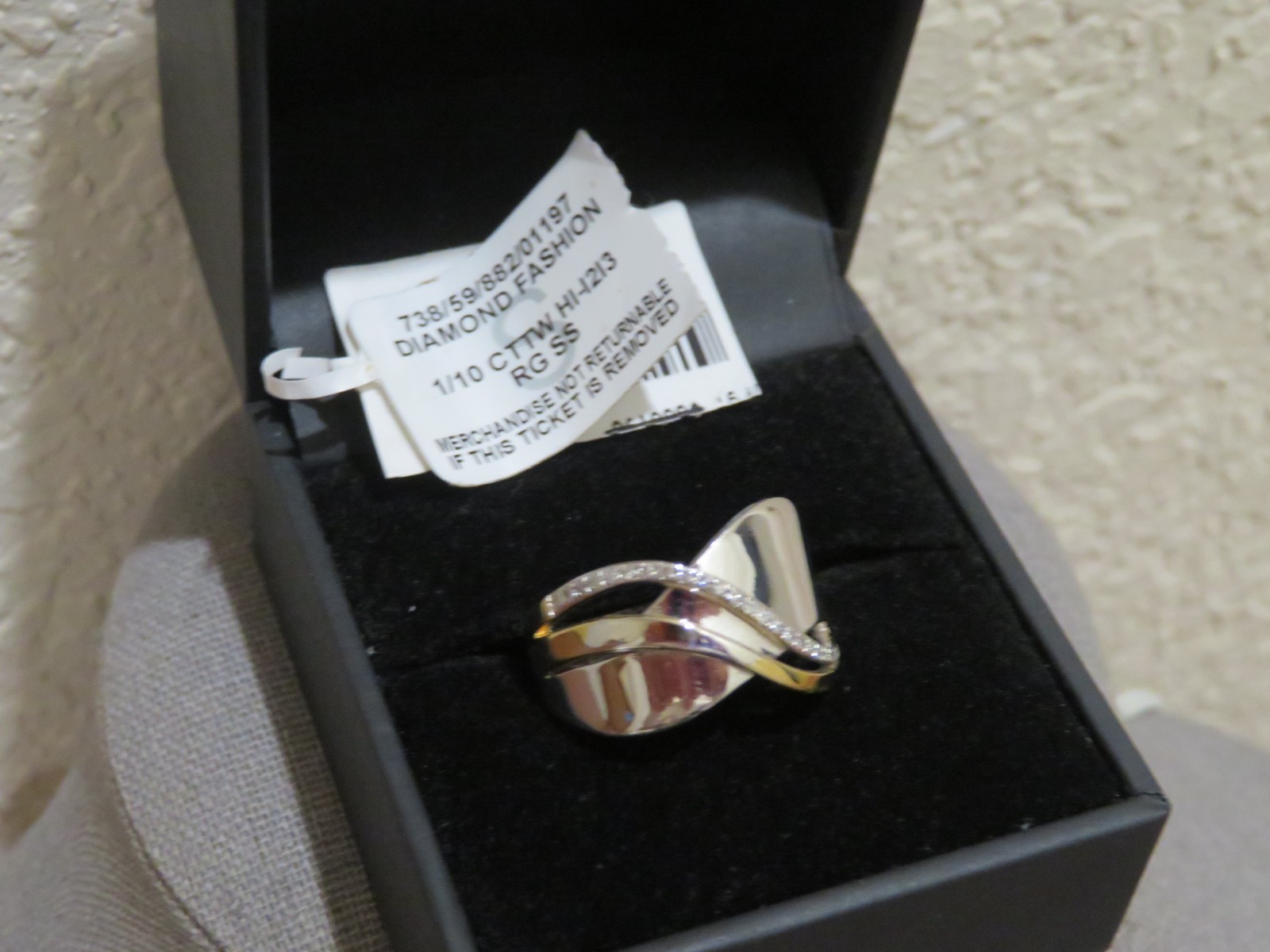 EFFY Diamond Crossover Statement Ring - with Diam… - image 8