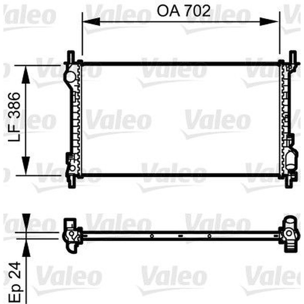 Valeo 735167 KüHler, MotorküHlung-image