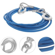 Car Tow Dolly 4m Towing Strap 5-ton Pull Strap Tow Rope Towing Strap With Hook