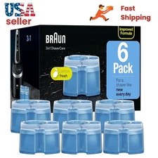 6 Pack Clean & Renew Refill Cartridges CCR Replacement Shaver Cleaner Solution