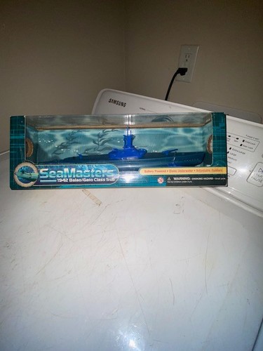 1942 Balao Gato Class Sub Masters Gray Blue Plastic Deep Sea Submarine Playset - Foto 3 di 19