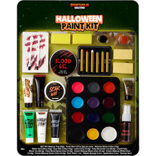 25 Pc Halloween Family Makeup Kit, 12 Color Special Effect Paint Set 2025