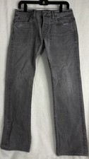 RRL Ralph Lauren Japan Woven Selvedge Denim Skinny Fit Jeans Pants Grey 31/29.5