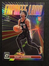 2023-24 Panini Donruss Optic - Express Lane Scoot Henderson #14 Lime Green #/149