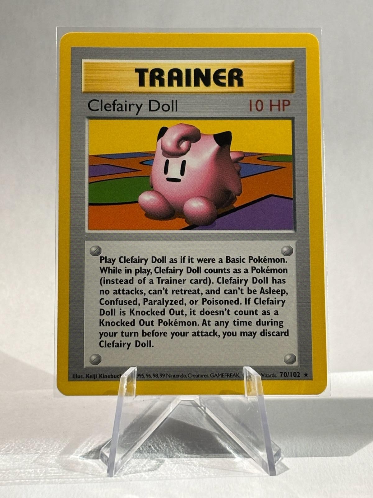 Clefairy Doll "LP" - Shadowless - 70/102 Base Set - Pokémon TCG - 1999