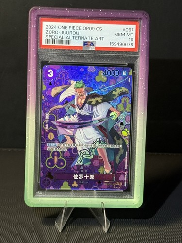 PSA 10 2024 ONE PIECE Zoro-Juurou SP Special Alternate Art Chinese [OP05-067]