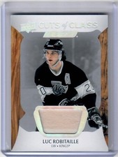 2024-25 Upper Deck Engrained Icons Luc Robitaille Cuts of Class Stick Card Kings