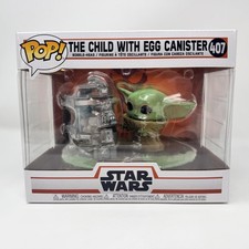 Funko Pop Star Wars El Niño Con Bote de Huevos 407 Figura Mandaloriana Coleccionable