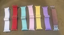 7 New Never Worn Stretchy Nylon Band Compatible with Apple Watch Bands
