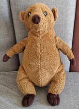 KUSCHELWUSCHEL PLÜSCH BIBER ERDMÄNNCHEN MURMELTIER XXL CA. 44 CM -- TOP ZUSTAND