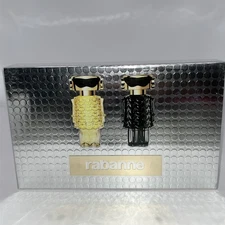 Paco Rabanne Fame & Phantom Parfum Gift Set – 0.14 oz Each Splash Dabber