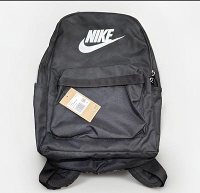 AUTHENTIC Nike Heritage Backpack (25L) BLACK UNISEX SCHOOL 15''   BRAND NEW