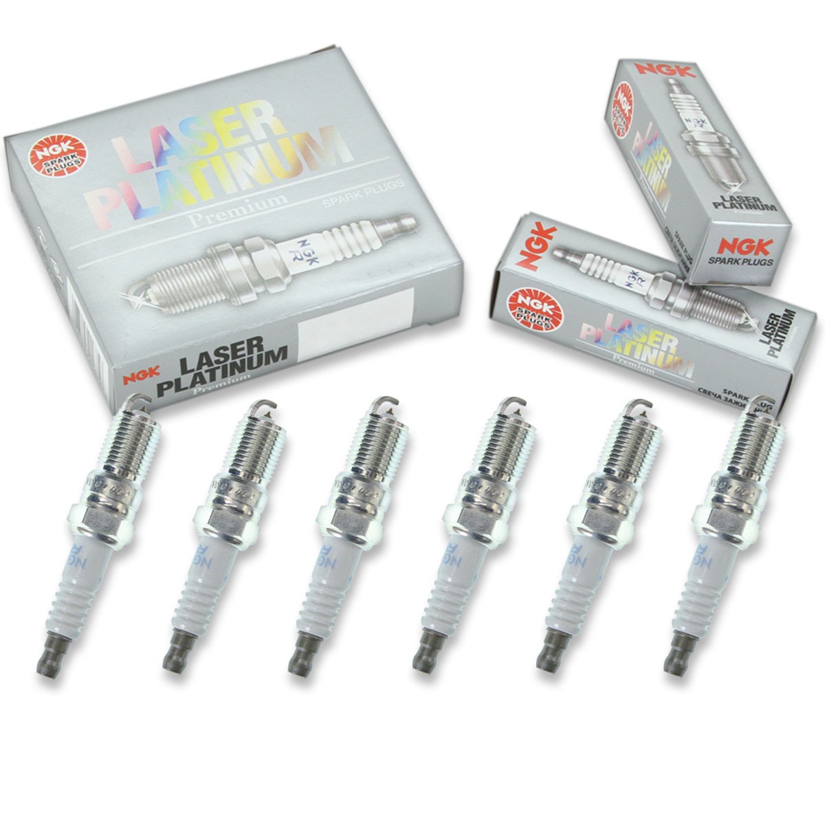 6 pc NGK 3784 PTR5D-10 Laser Platinum Spark Plugs for PT16TT IT16TT ii