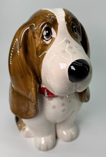 Pioneer Woman Basset Hound Dolly Ceramic Cookie Jar Dog Kitchen Canister Cute