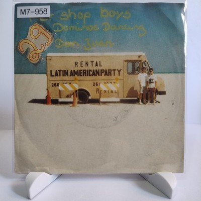 Pet Shop Boys   Domino Dancing, 7'' Vinyl (G-/F), Parlophone, M7-958