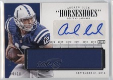 2014 Panini National Treasures Team Nicknames 4/10 Andrew Luck #TNM-AL Auto 0dj8