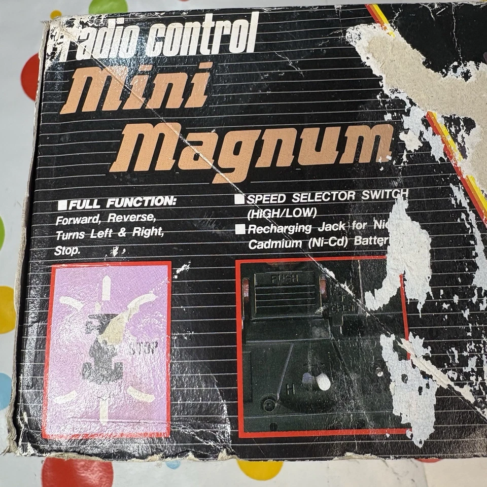 Vintage 1984 Nikko Mini Magnum RC Car - Boxed Fully Working - Bild 4 von 4