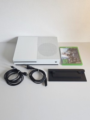 Xbox One S (Spielekonsole, mit Standfuß, Kabeln u. Spiel, Bundle)