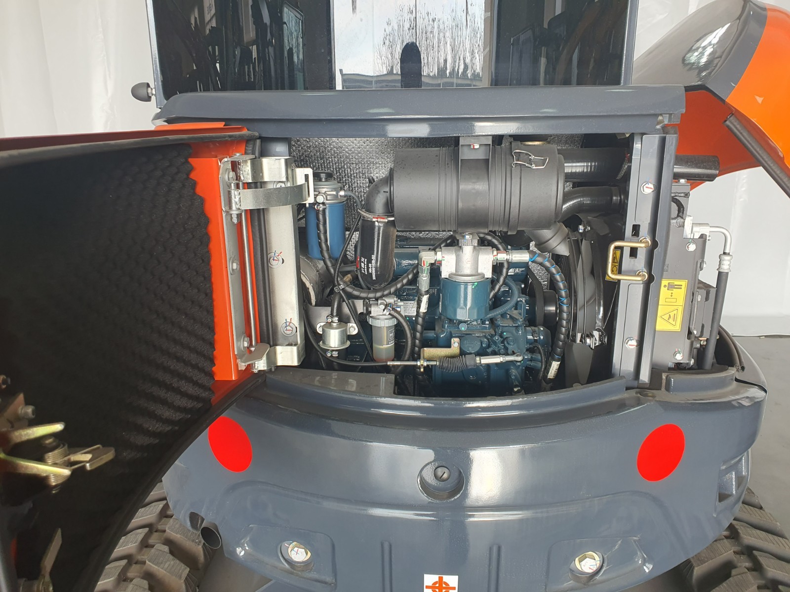 CFG Mini Excavator 4Ton Track Digger Kubota D1703 Diesel Engine(Hydraulic Thumb)