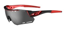 Tifosi Alliant in Black and Red with Smoke Lenses #1490409770