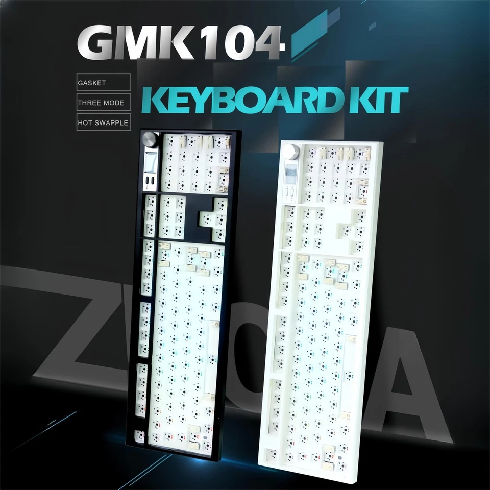 GMK104 Mechanical Keyboard Kit,VIA Programmable Full Size Hot Swap Gasket Cus... - Image 2 of 4