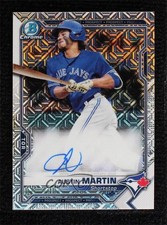 2021 Bowman Chrome Mega Box Chrome Mojo Auto Austin Martin #BCMA-AM Auto 00l8