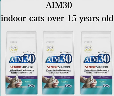 AIM30 Kidney health care for indoor cats over 15 years old 600g set of 3 Fish JP