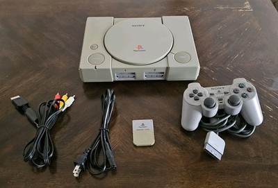 Sony PlayStation 1 PS1 Original Console System Bundle SCPH-1001