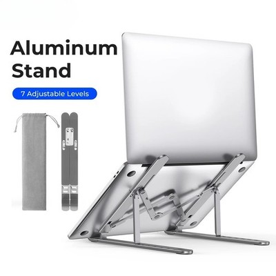 Aluminium Laptop Ständer Faltbar Verstellbar Tragbar Notebook Riser