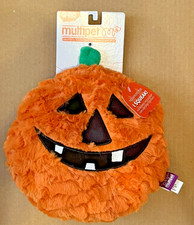 HALLOWEEN JACK O LANTER PUMPKIN MULTIPET DOG TOY WITH SQUEAKER