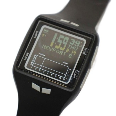 VESTAL THE BRIG Watch Digital Surf Specification Tide Graph Black /KH Men's