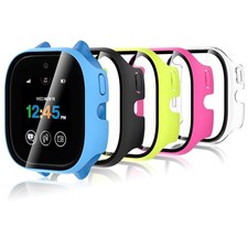 Verizon Gizmo Watch 3 Tempered Glass Screen Protector Case 5 Pack Compatible