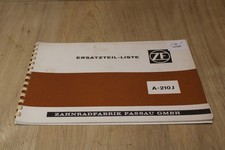 ZF A_210J Ersatzteilliste   1967 xb11320