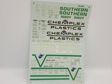 VINTAGE MICROSCALE DECALS TOY TRAIN DELAWARE HUDSON-SOUTHERN DECAL SET  87-395
