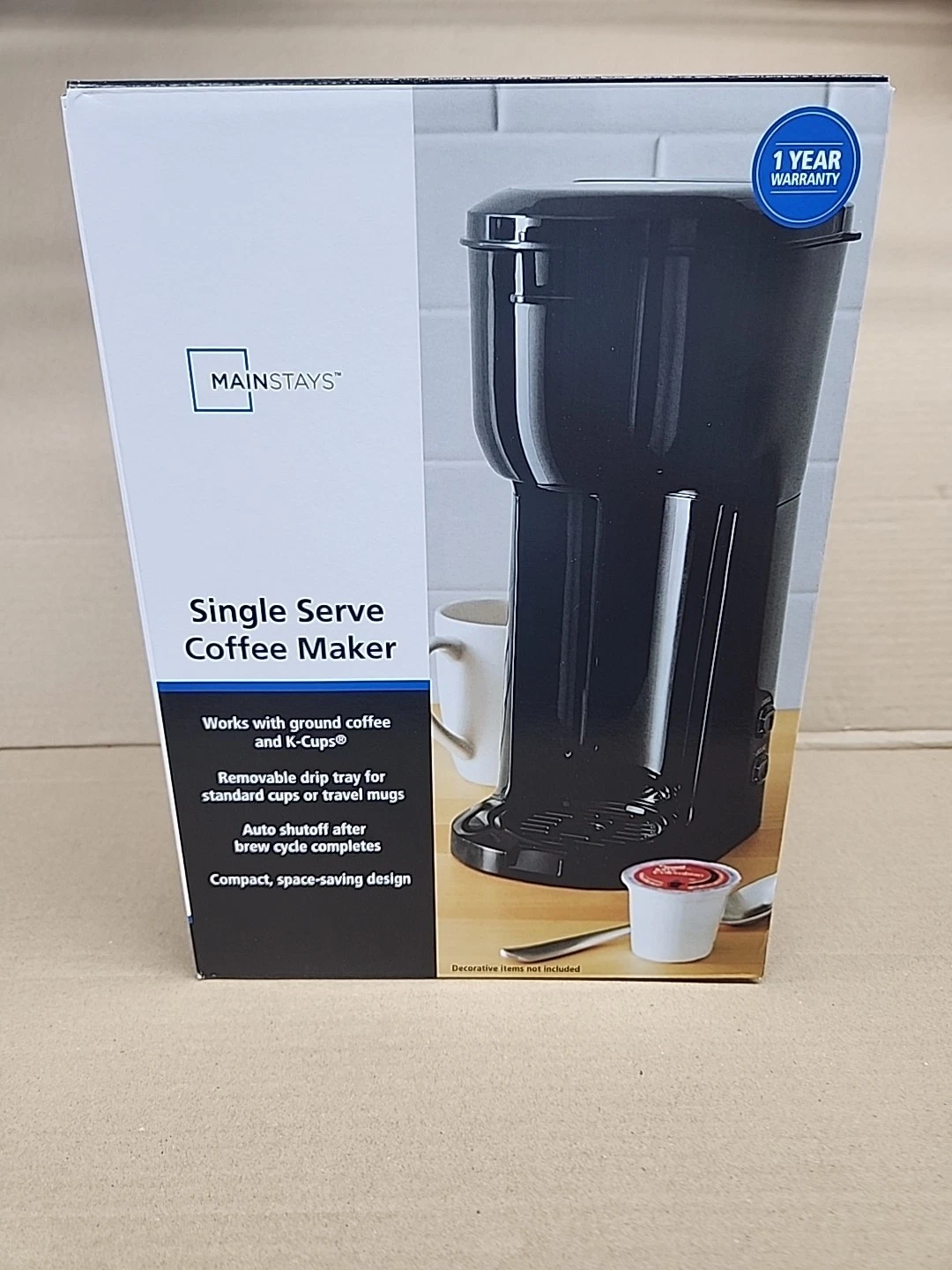Single Serve Coffee Maker Dual Brew K Cup Ground Coffee
Opens in a new window or tab