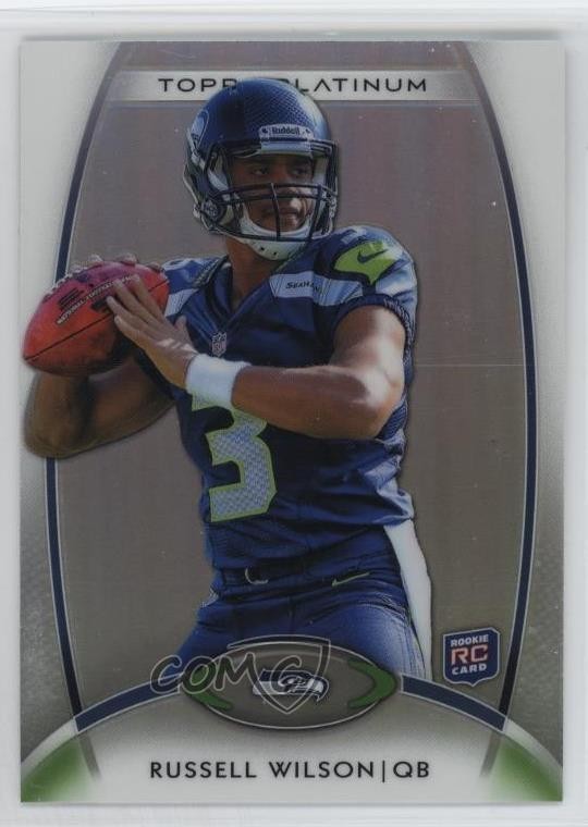 2012 Topps Platinum Rookie Russell Wilson #138 8mm
