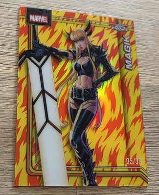Marvel Topps Chrome 2026 Magik /39 Human Torch Refractor