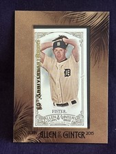 2015 allen ginter 10th anniversary buyback 2012 Doug Fister Mini Framed