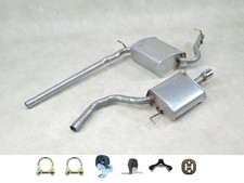 KLARIUS Auspuff Set NEU für AUDI A4 8E B6 2.0 Auspuff + Anbaut. Schalldämpfer