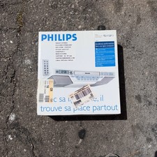 PHILIPS Slim Fit Kitchen Clock CD Radio AJ6111 Remote Under Cabinet New