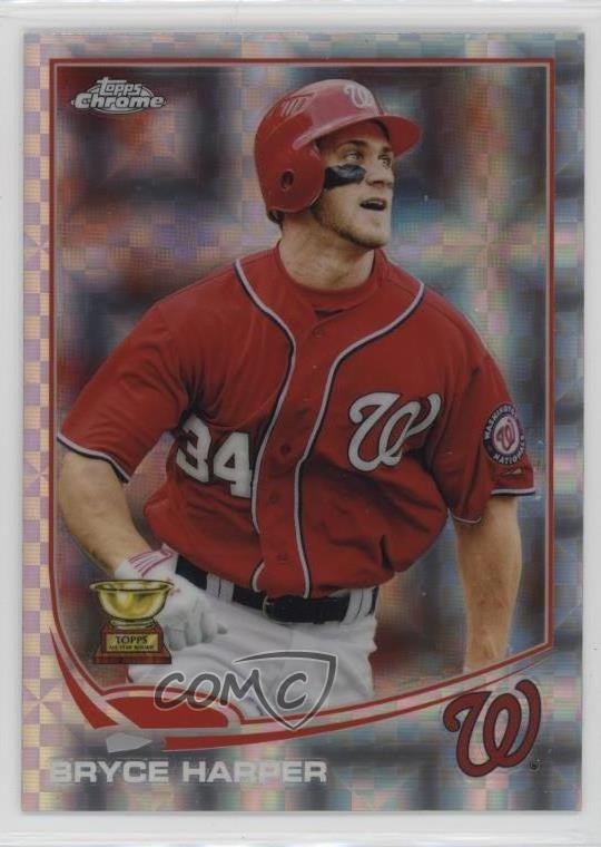 2013 Topps Chrome X-Fractor Bryce Harper #220 s1e