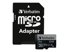 Verbatim Pro 32GB MicroSDHC Class 10 UHS 90MB/s 45MB/s Speed Class 47041