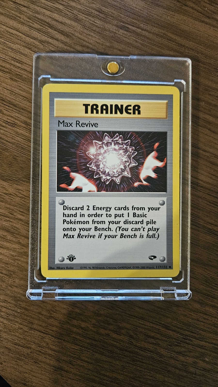 Pokemon Max Revive 117/132 Gym Challenge 1st Edition WOTC Uncommon