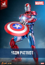 Iron Patriot 1/6th Scale Figure 2024 Hot Toys New CMS021-D68
