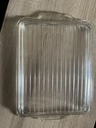 Vintage Pyrex 503-C Clear Ribbed Glass LID ONLY Refrigerator Dish Replacement