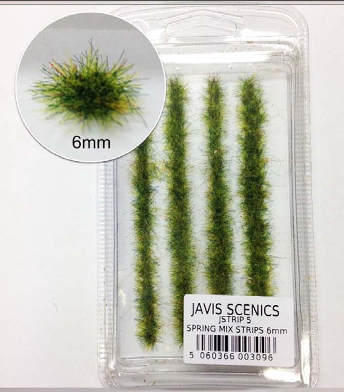 Javis Spring Mix Strips 6mm Model Railway, Wargames or Hobbies (JSTRIP5)