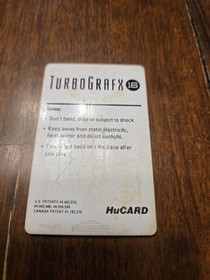 Alien Crush Turbo Grafx 16 TG16 Video Game, Hu Card Only, Tested Works